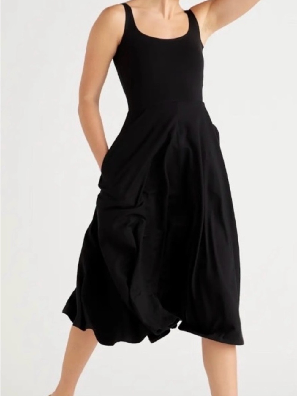 Tencel Jersey Fit & Flare Dress